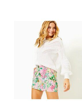 Lilly Pulitzer Colette Knit Skort Multi Via Amore Spritzer sz 8 NEW
